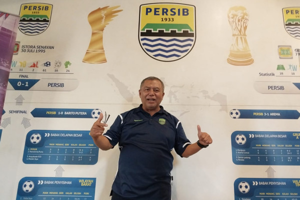 Vice President Operations PT PERSIB Bandung Bermartabat,  Andang Ruhiat. @PERSIB.co.id