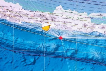 Gempa pacitan ikut mengguncang DIY. Foto: Twitter Daryono