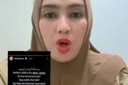 Lesti Kejora geram dan meminta permintaan maaf terhadap selebgram Novi Atazen, Foto: Instagram, @terang_media