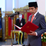 Presiden Jokowi lantik lima anggota baru Kabinet Indonesia Maju. Foto: Setneg