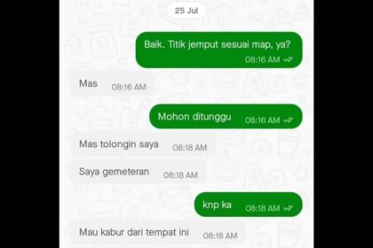 Ojol selamatkan penumpang di bekasi, Foto: Instagram, @gojek24jam