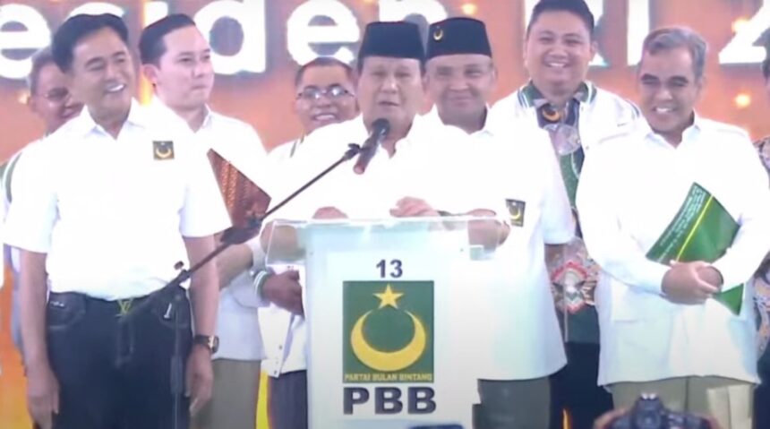 Partai Bulan Bintang (PBB) menyatakan dukungan kepada Prabowo di Pilpres 2024