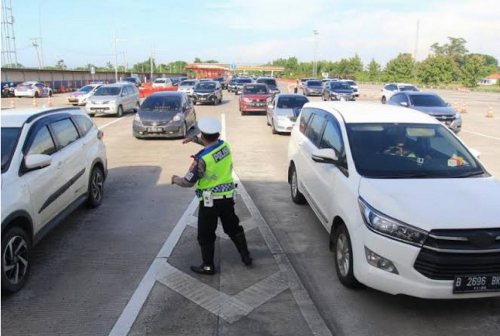 Penanganan arus mudik Lebaran tahun ini memengaruhi citra Polri. Foto: NTMC Polri