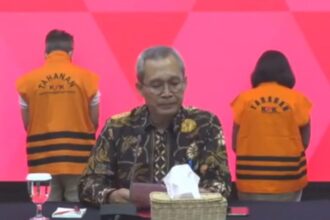 Wakil Ketua KPK, Alexander Marwata dalam jumpa pers di Gedung Juang KPK, Jakarta Selatan, Rabu (26/7). Foto: Live streaming KPK