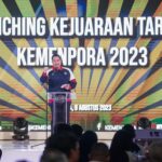 Menteri Pemuda dan Olahraga Republik Indonesia (Menpora RI) Dito Ariotedjo meluncurkan Kejuaraan Antarkampung (Tarkam) Kemenpora Tahun 2023 di Hotel Grand Sahid Jaya, Tanah Abang, Rabu (9/8) malam.