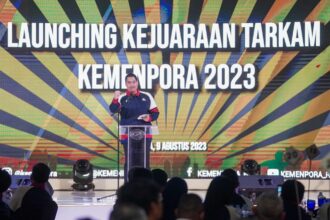 Menteri Pemuda dan Olahraga Republik Indonesia (Menpora RI) Dito Ariotedjo meluncurkan Kejuaraan Antarkampung (Tarkam) Kemenpora Tahun 2023 di Hotel Grand Sahid Jaya, Tanah Abang, Rabu (9/8) malam.