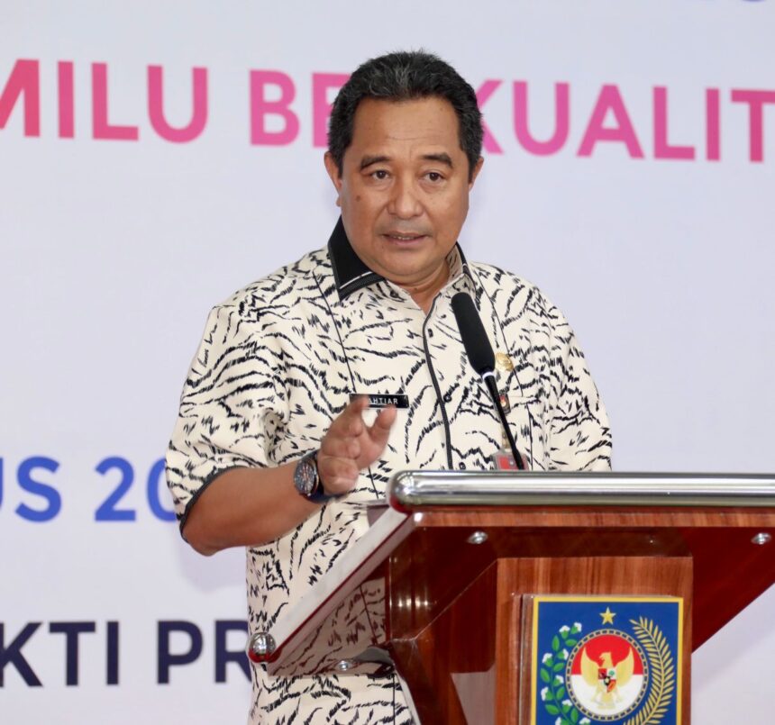 Direktur Jenderal (Dirjen) Politik dan Pemerintahan Umum Kemendagri, Bahtiar yang resmi ditunjuk sebagai Pj Gubernur Sulawesi Selatan. Foto: Dok Puspen Kemendagri