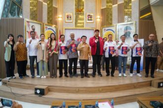 Menteri Pemuda dan Olahraga Republik Indonesia (Menpora RI) Dito Ariotedjo meluncurkan program youth mental health center di Media Center Kemenpora, Jakarta, Rabu (2/8). (kemenpora.go.id)