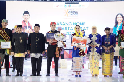 Abang None Jakarta Barat 2023: Reagan dan Bianca. (ist./dok. Aston Kartika Grogol)
