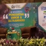 Sekjen FPRMI Muh Solihin saat memberikan kata sambutan diskusi bertema “Mendorong Penguatan UMKM dan Ultra Mikro” di Hotel Sultan Jakarta, Rabu (30/9). Foto: ipol.id