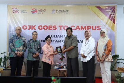 OJK memberi kuliah umum terkait governansi IJK di kampus Politeknik Negeri Medan.