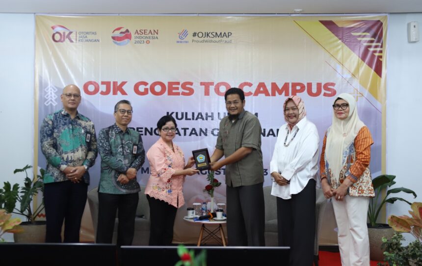 OJK memberi kuliah umum terkait governansi IJK di kampus Politeknik Negeri Medan.