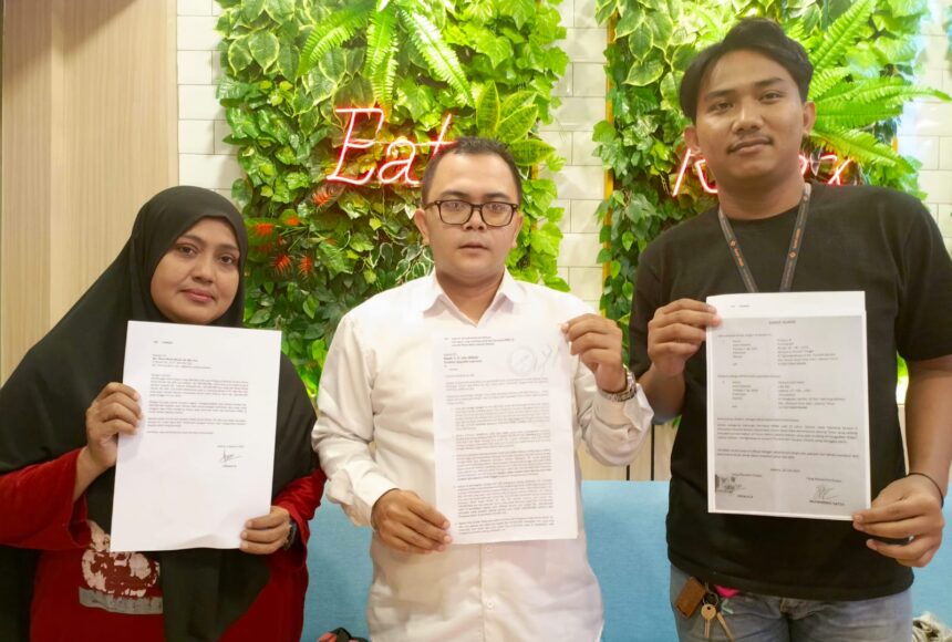 Ibu Firdaus mengelar jumpa pers terkait anaknya yang dituduh sebagai pengedar narkoba. Dia kirim Surat ke Presiden Jokowi Minta Keadilan. Foto/istimewa