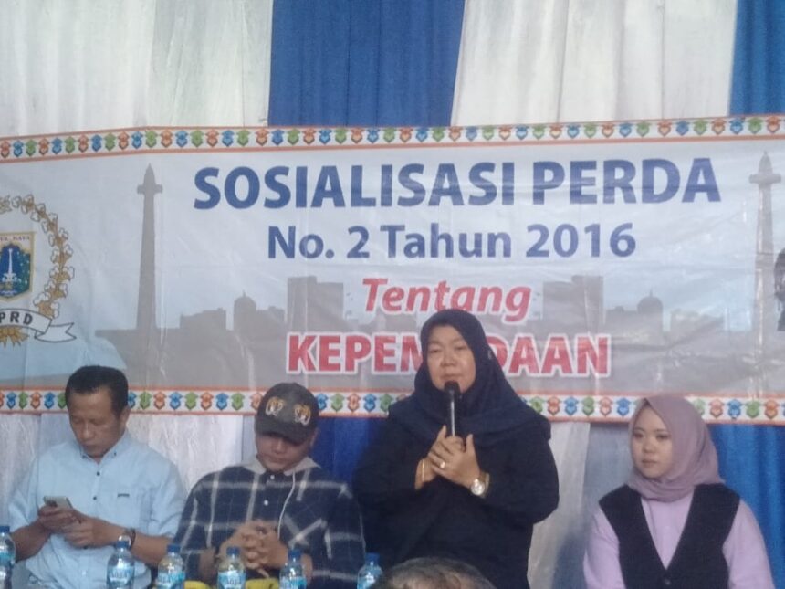 Anggota DPRD DKI dari Fraksi Demokrat, Neneng Hasanah. (Foto Sofian/ipol.id)