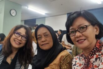 Kusuma Wardani (jilbab). Foto/dok