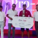 Pegolf nasional Kevin C. Akbar memeriahkan peringatan bulan kemerdekaan Indonesia dengan gelar juara internasional di the Indonesia Pro-Am presented by Combiphar & Nomura di Gunung Geulis Country Club. Foto/ipol