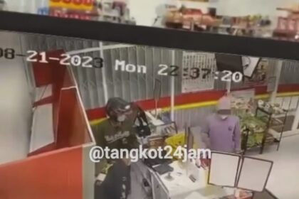 Perampokan terjadi di Tangsel bobol Rp 14 juta dan rokok, Foto: Instagram, @tangkot24jam