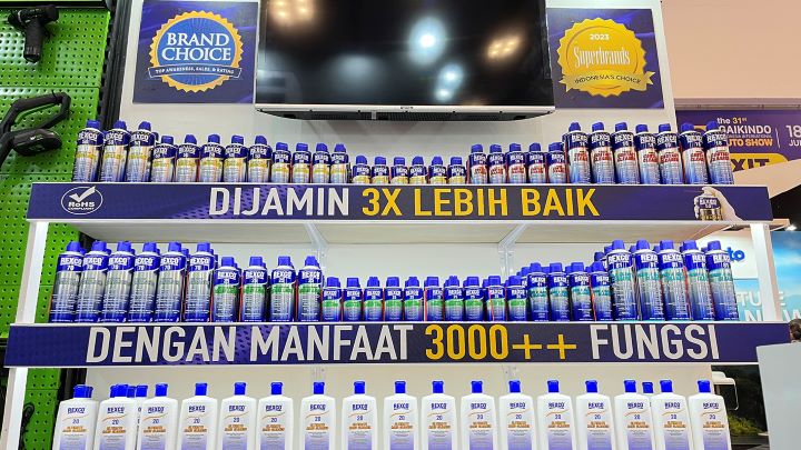 Rexco Chemical pada tahun ini membawa 6 produk otomotif favoritnya di Pameran Gaikindo Indonesia International Auto Show (GIIAS) di ICE BSD, Tangerang yang berlangsung dari tanggal 10-20 Agustus 2023.
