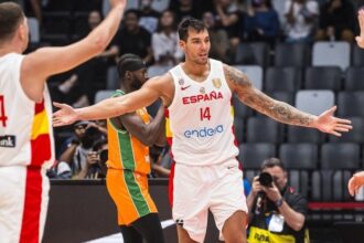 Spanyol vs Pantai Gading pada FIBA World Cup 2023 di Indonesia Arena. [Foto : Dok. FIBA]