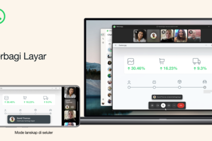 Mark Zuckerberg, CEO Meta, mengumumkan, bahwa WhatsApp memperkenalkan kemampuan berbagi layar selama panggilan video
