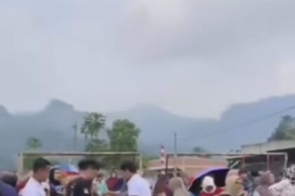 Ibu rumah tangga meninggal dunia setelah lomba balap karung, Foto: Instagram, @terang_media