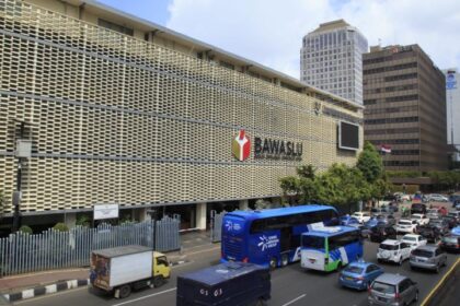 Gedung Bawaslu RI di kawasan Jakarta Pusat.(foto dok Bawaslu)