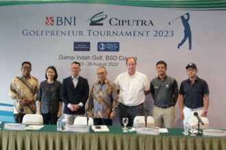 BNI Ciputra Golfpreneur Tournament akan kembali digelar di Damai Indah Golf – BSD Course, Banten, 23-26 Agustus. Foto: Dok turnamen BNI Ciputra Golfpreneur