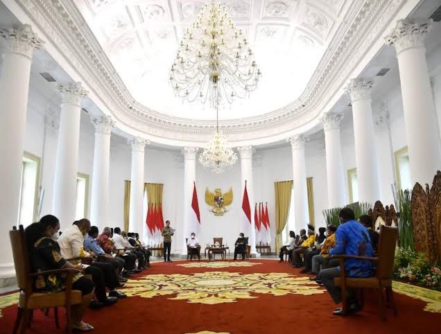 Istana kepresidenan RI di kawasan Jakarta Pusat.(foto dok kepresidenan)