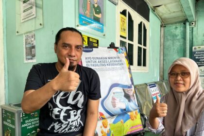 Heru Sulistyo (44) sudah tiga kali menjalani operasi untuk mengobati penurunan fungsi mata yang dialaminya.