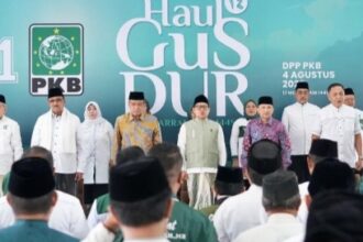 Ketua Umum DPP PKB, Muhaimin Iskandar (tengah).(foto dok pribadi)