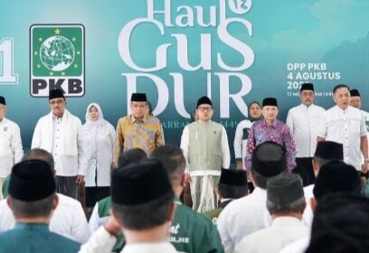 Ketua Umum DPP PKB, Muhaimin Iskandar (tengah).(foto dok pribadi)