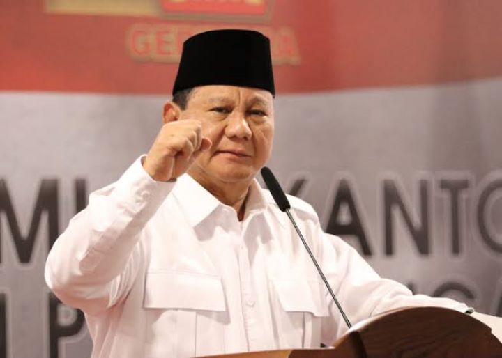 Ketua Umum DPP Gerindra, Prabowo Subianto.(foto dok partai Gerindra)