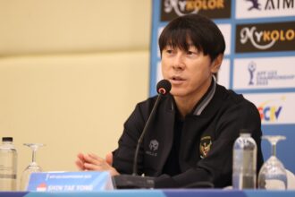 Pelatih Timnas U-23 Indonesia, Shin Tae-yong. Foto: PSSI