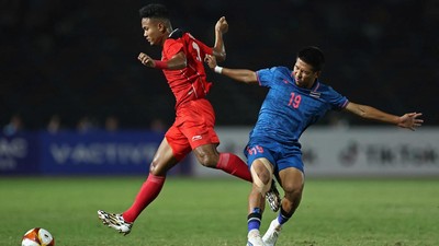 Indonesia vs Thailand pada semifinal Piala AFF U-23 2023 diprediksi akan berlangsung sengit. (REUTERS)