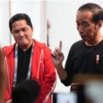 Presiden Joko Widodo dan Ketum PSSI Erick Thohir Sumber : Istimewa