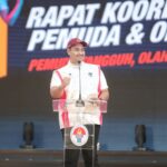 Menteri Pemuda dan Olahraga Republik Indonesia Dito Ariotedjo ingin Rapat Koordinasi Nasional (Rakornas) Pemuda dan Olahraga 2023 menjadi ajang untuk menguatkan pembangunan nasional. Rakornas ini digelar untuk pertama kalinya. Foto/kemenpora