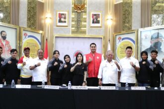 Menteri Pemuda dan Olahraga Republik Indonesia (Menpora RI) Dito Ariotedjo mengumumkan Indonesia akan mengikuti 31 cabang olahraga Asian Games 2023 dan 12 cabang olahraga Asian Para Games 2023. Seluruh atlet dipastikan siap untuk meraih prestasi diajang tersebut. Foto/ipol