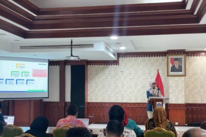 Kepala BPJS Kesehatan Cabang Jakarta Selatan, Diah Sofiawati dalam pertemuan bertajuk sinergi implementasi Program JKN yang diselenggarakan pada Kamis (3/8) di kantor Wali Kota Jakarta Selatan. Foto: BPJS