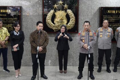 Ketua Umum PSSI, Erick Thohir, berkoordinasi dengan Kapolri Jenderal Listyo Sigit Prabowo guna memastikan kesiapan penyelenggaraan Piala Dunia U-17. Foto: PSSI
