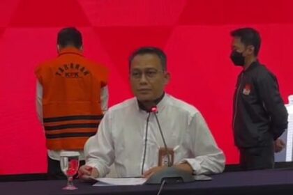 Kabag Pemberitaan KPK, Ali Fikri. Foto: Live streaming KPK RI (Youtube)