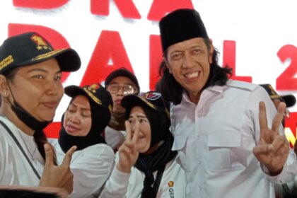 Ketua DPC Gerindra Jakarta Utara, S Andyka di acara Konsolidasi Kader Partai Gerindra DKI Jakarta dapil 2. Foto: Sofian Ismanto/IPOL.ID)
