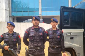 Amankan Konferensi Tingkat Tinggi (KTT) ASEAN ke-43 di Jakarta, dalam Operasi Tribrata Jaya 2023, Polri dengan Subsatgas Anti Drone melakukan pengamanan di udara. Foto: Ist