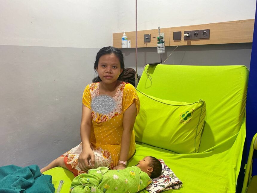 Dela Safika (29) mengungkapkan bahwa dirinya menggunakan manfaat dari Program Jaminan Kesehatan Nasional (JKN) saat ini untuk menjamin biaya persalinan sang buah hati pertama. Foto/BPJS