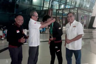 Lifter Rahmat Erwin Abdullah mengaku fokus menghadapi Asian Games Hangzhou, China,23 September. Foto/pabsi