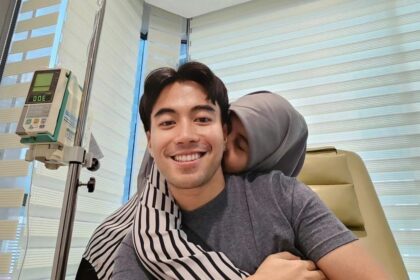 Vidi Aldiano dirumah sakit.