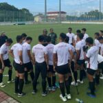 Timnas Hoki Indoor Putra dan Putri Indonesia menjalani Trainning Camp (TC) dan serangkaian uji coba di Malaysia selama sebulan. Foto/ist