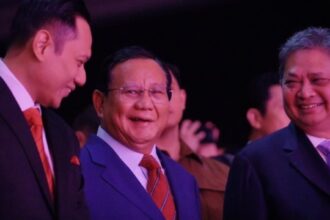 Bacapres Prabowo Subianto bersama Ketua Umum Partai Demokrat, AHY.(foto dok pribadi)
