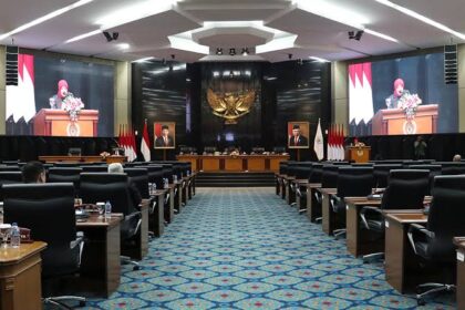 Suasana rapat paripurna DPRD DKI. (foto dok setwan DPRD DKI)