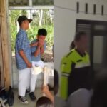 Siswa pelaku bullying di Cilacap ditangkap polisi, foto: Instagram, @terang_media (tangkap layar)