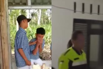 Siswa pelaku bullying di Cilacap ditangkap polisi, foto: Instagram, @terang_media (tangkap layar)